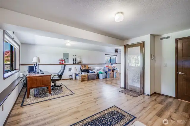 Daylight basement two separate entrances, so much space and storage!