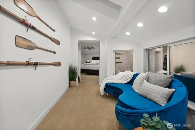 Sitting room off primary bedroom