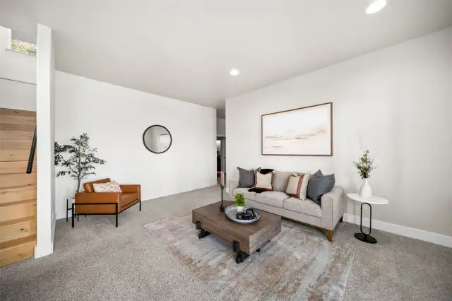 Downstairs living room