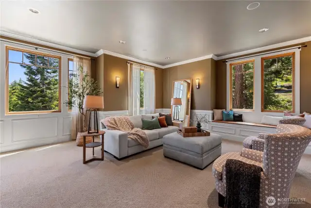 Informal room off front entrance