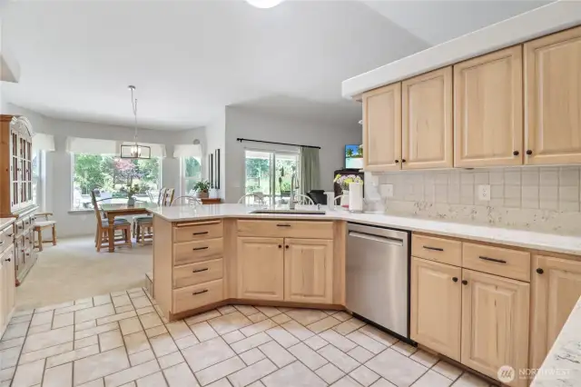 granite countertops pull out drawers