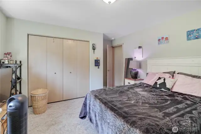 opposite side of home from primary bedroom