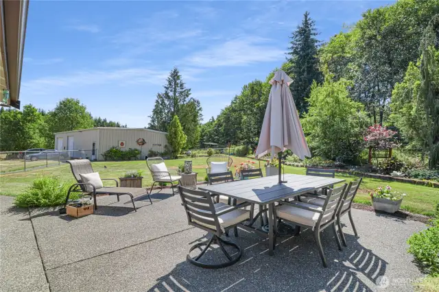 concrete back patio
