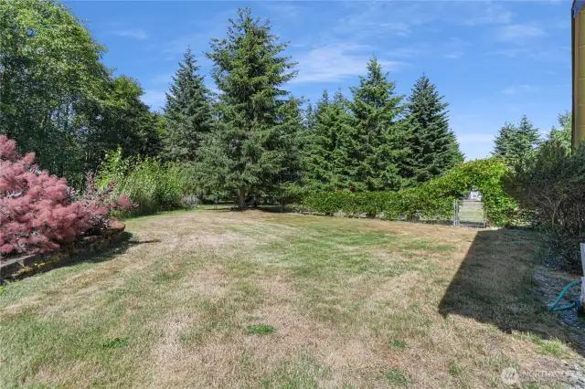 wide open space for gardens
