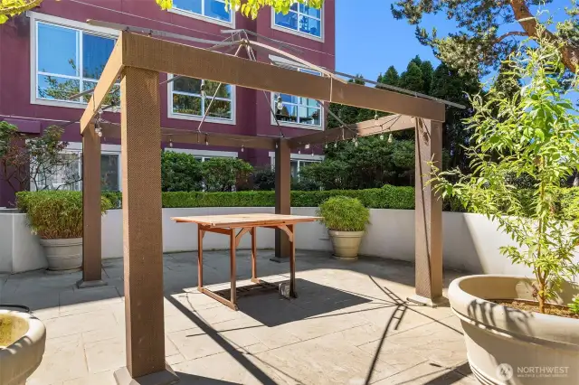 3rd floor (Turn right from your door way) shared outdoor space