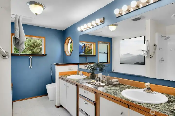 Five piece Primary bath.
