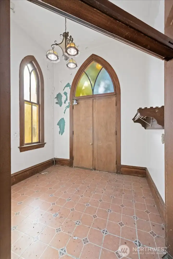 Front door main entry.