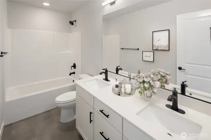 Virtually Staged. Pictures are of Whidbey Plan. Colors and finishes may vary. See Site Agent for details.