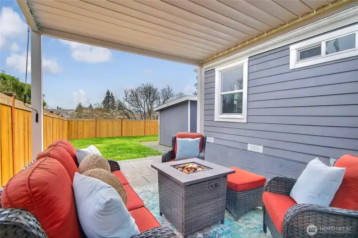 And, large seating area.