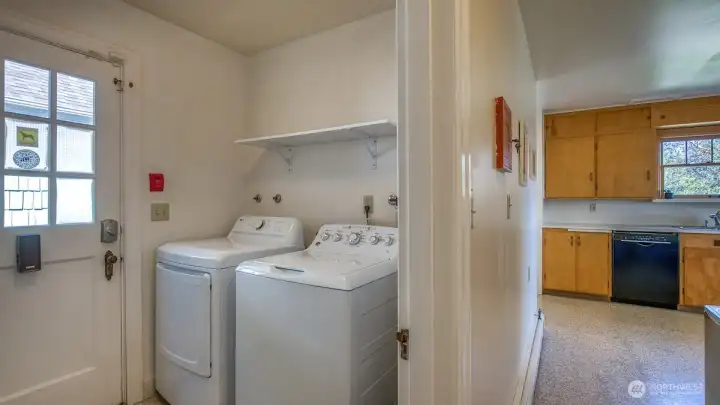 Laundry room is on the main level.