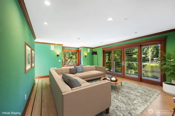 Childrens wing with separtate entrance. Crown molding, beautiful hardwood flooring all with lake views.