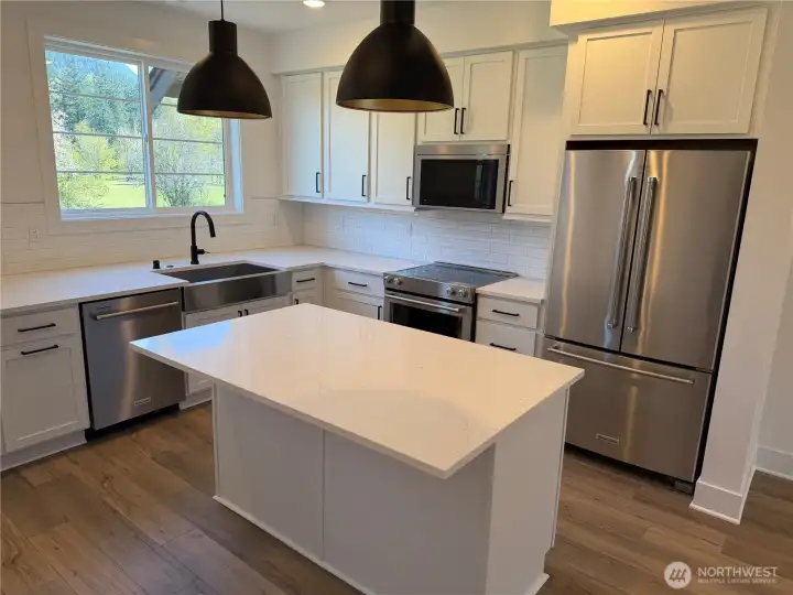 our new kitchen :) with views