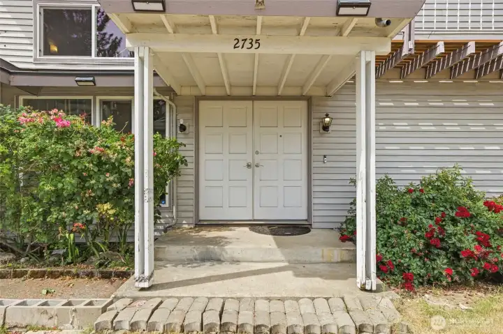 French doors to welcome you home!