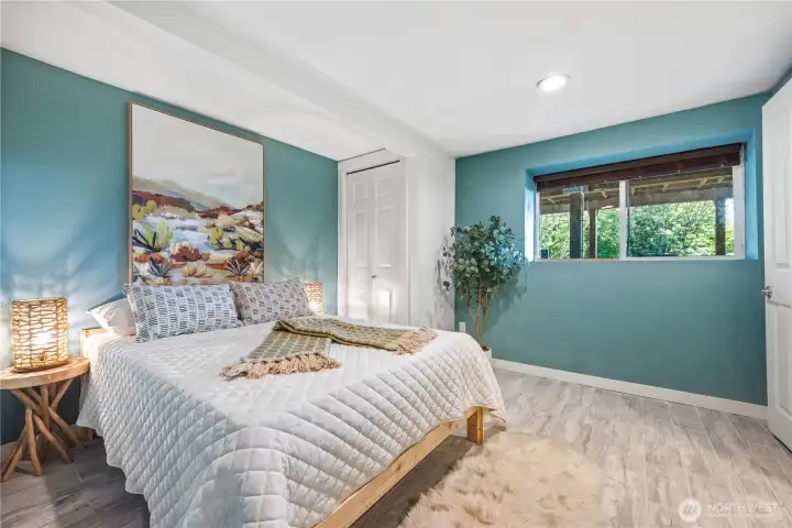 Lower level bedroom