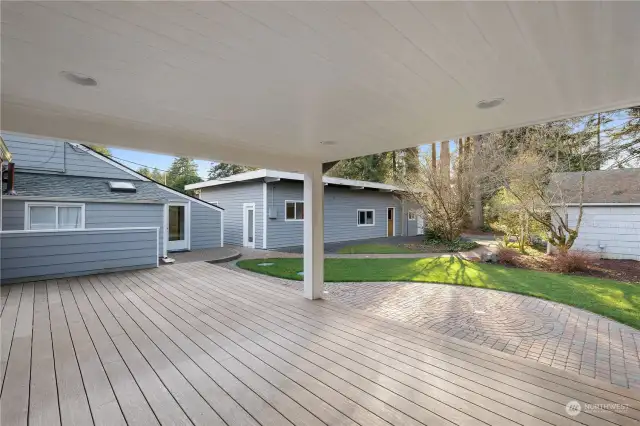 Bonus - Covered deck to the backyard off the PBR