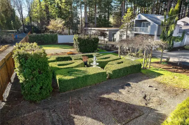 Formal garden.