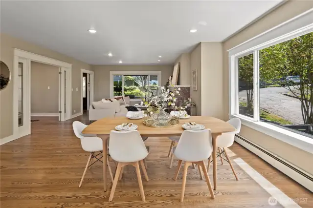 beautifully refinished floors