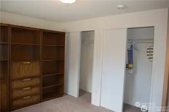 Bedroom at the top level.