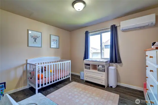 Ample space in the 2nd bedroom.