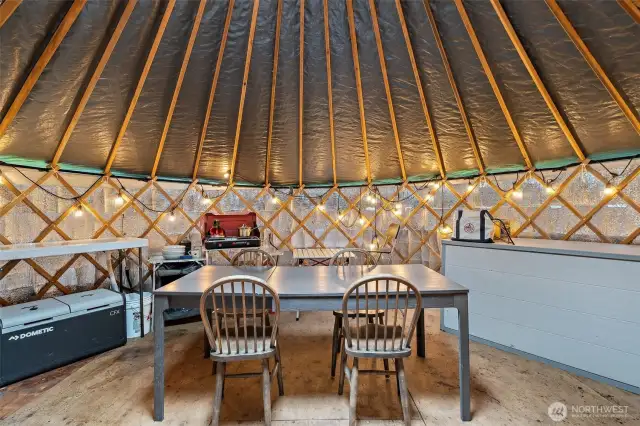 Inside Yurt 1