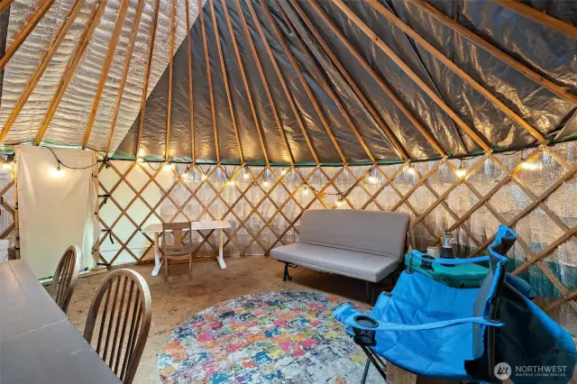 Inside Yurt 1