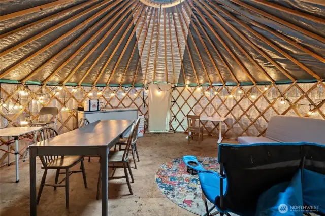 Inside Yurt 1