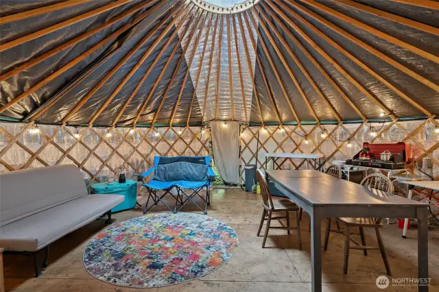 Inside Yurt 1