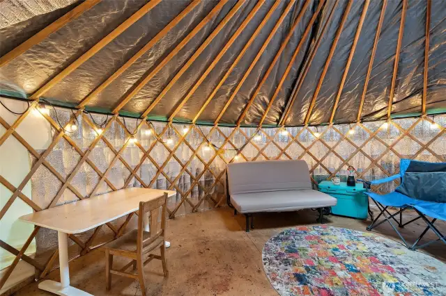 Inside Yurt 1