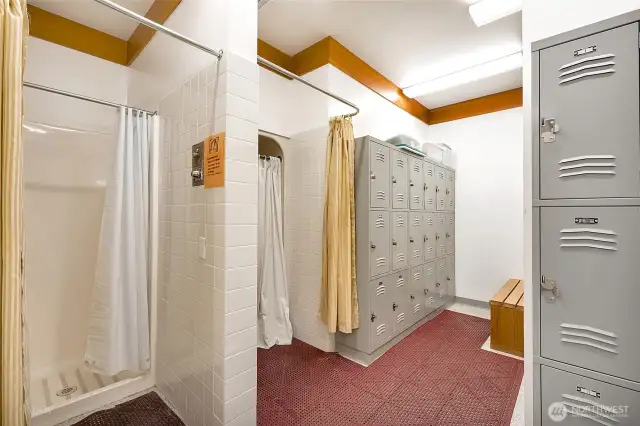 Locker room