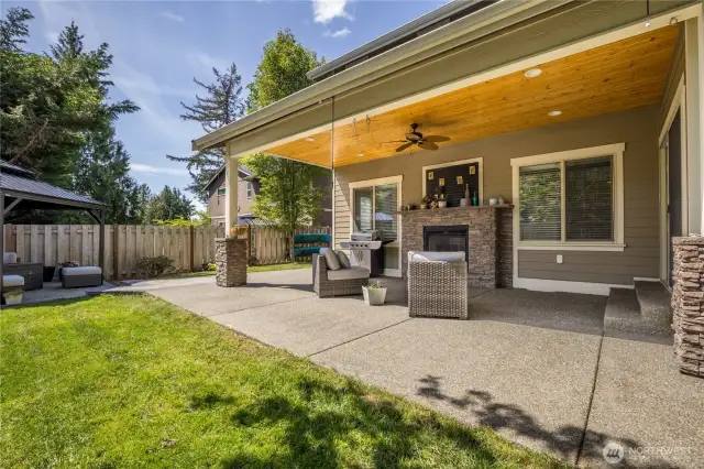 Covered patio