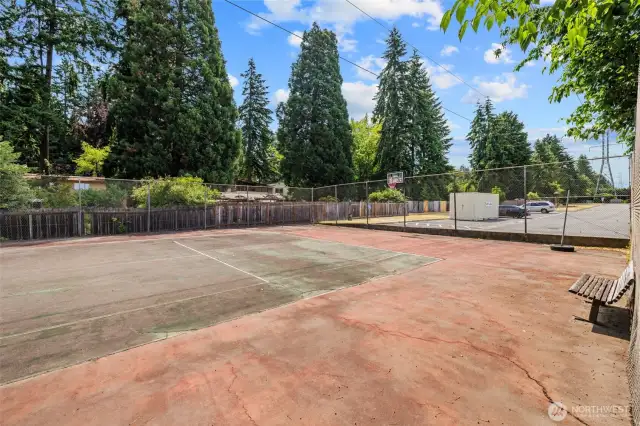 Stay active and have fun with a dedicated sports court right within the community.