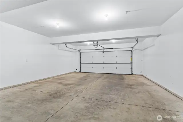 2-car Garage with Storage Space