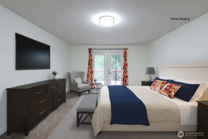 Your primary suite could look like this! (Virtual Staging)