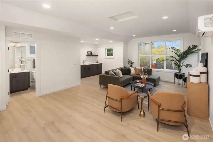 Living space over garage