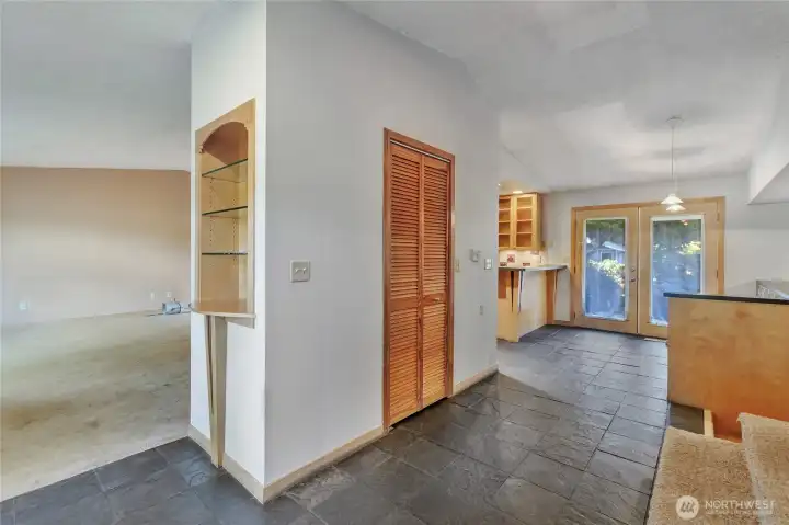 Custom Shelving & millwork throughout