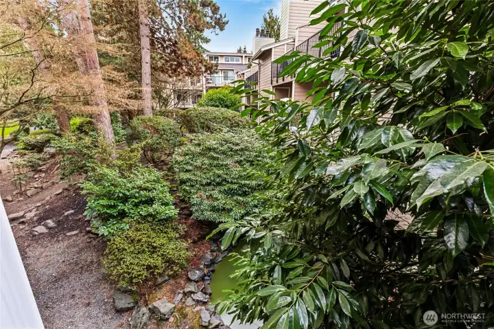 View of grounds from balcony