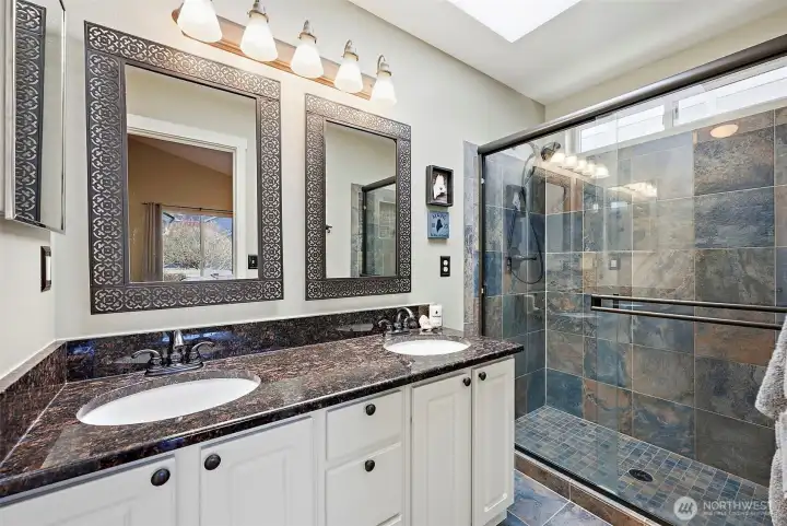 Primary Suite bath w/ dual vanities