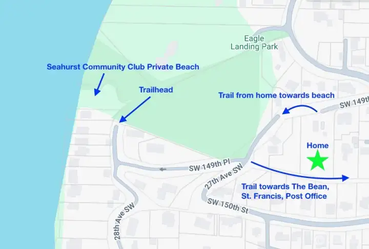 Map of some community highlights. Don't miss this gem and take over ownership of this lovely home.