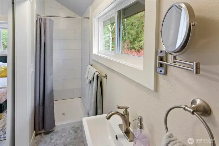 Primary bath off bedroom