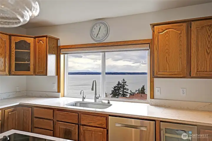 Enjoy the views while cooking or doing dishes!