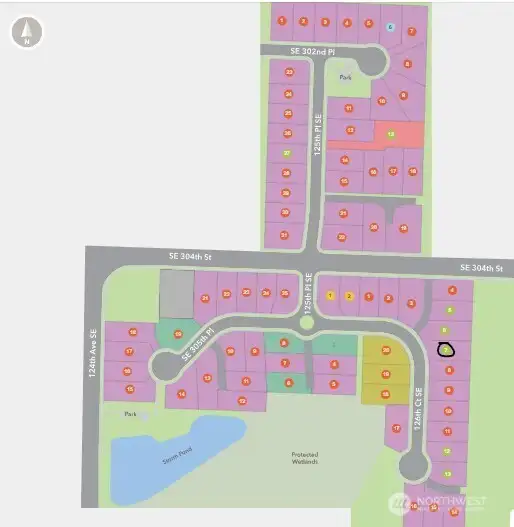 The Willows community map