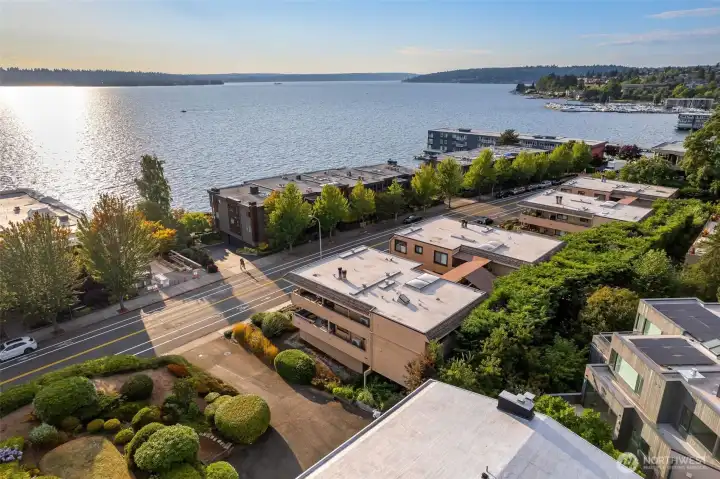 Walking distance to downtown Kirkland, Kirkland waterfront, restaurants, and cafes