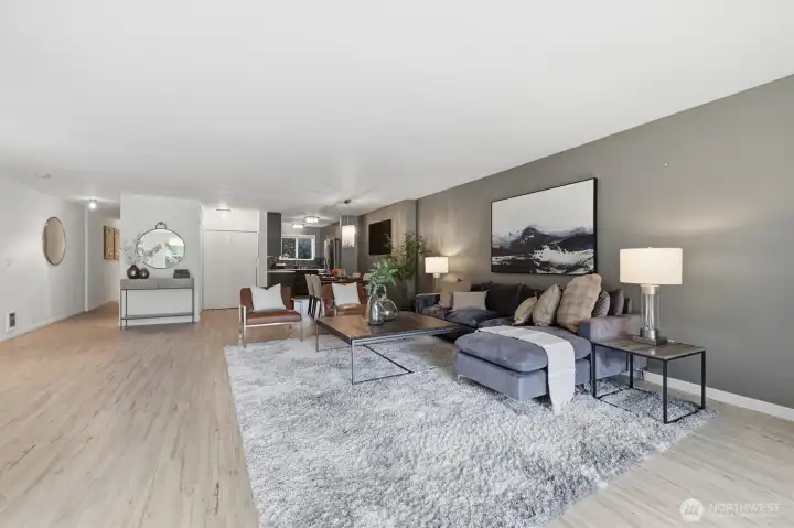 Natural light throughout