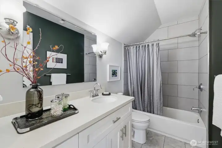 Full Bath on second level.