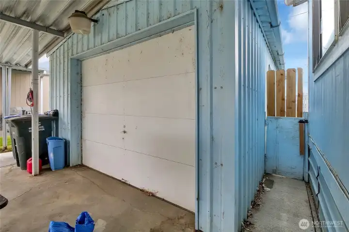 Large garage
