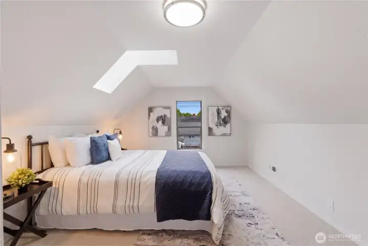 This is the Largest of the Two Upstairs Bedrooms - Used as the Primary Bedroom