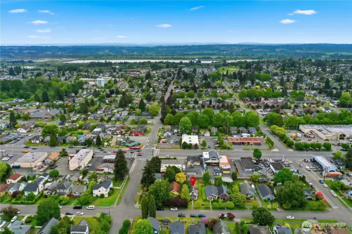 Looking East towards the Cascade Foothills