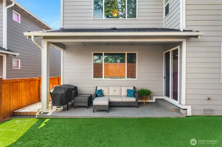 Covered patio