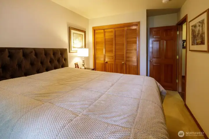 Third spacious bedroom on the front of the house.
