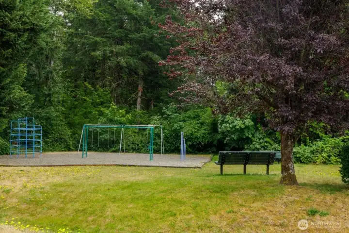 a park with playground equipment.  Located in Tuwmater near Black Lake Elementary, Black Lake, and roads into both Tumwater and West Olympia.